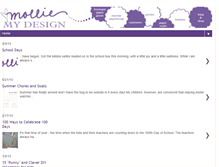 Tablet Screenshot of molliemydesign.com